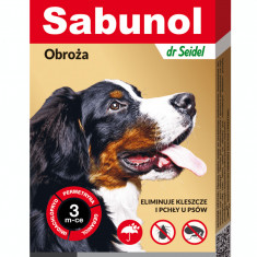 Zgarda antiparazitara caini, SABUNOL DOG GPI, 25-50 kg, gri, 75 cm AnimaPet MegaFood