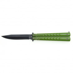 Joker Spania Briceag Fluture Prase Blocabile Verde JKR0451 foto