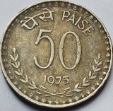 50 Paise 1975 India, km#63