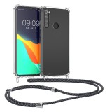Husa Kwmobile pentru Xiaomi Redmi Note 8, Silicon, Transparent, 50183.73, Textil, Carcasa
