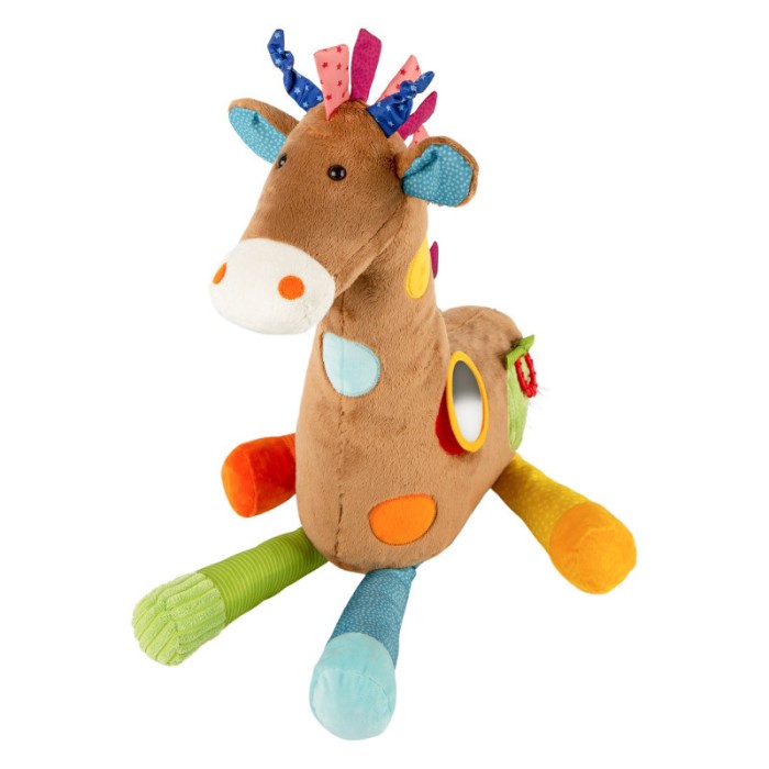 Jucarie gigant din plus cu activitati Girafa, PlayQ Sigikid