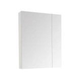 Dulap baie cu oglinda Celine, PAL, 50 cm, 2 usi, 2 rafturi, soft close, alb
