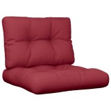 Cumpara ieftin Perne de paleti, 2 buc., rosu vin, material textil