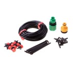 Set Irigare prin Picurare Gradina, Furtun 5m, Kit Complet, Udare Radacina, Ghivece, Jardiniere