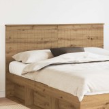 vidaXL Tăblie cap cu headboard Stejar Artizanal 160 cm Lemn compozit 887746