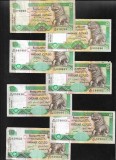 Set Sri Lanka 7 x 10 rupees rupii ani diferiti