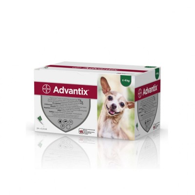 ADVANTIX 40( 4 KG) 24 PIP CUT foto