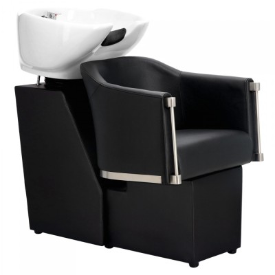 Scafa coafor Lincoln pentru salonul de coafură și frizerie bol mobil ceramic armătură baterie cască foto