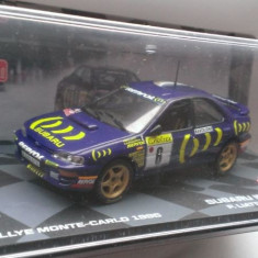 Macheta Subaru Impreza 555 WRC Rally Monte Carlo 1995 - Altaya Raliu 1/43