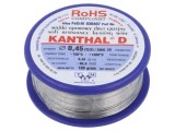 Fir rezistență KANTHAL FeCrAl 0,45mm 8,49&Omega;/m 86,9m 1300&deg;C