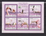 UNION DES COMORES 2009 FAUNA PASARI MI: 2352-2416 MNH 4 SCAN, Aviatie, Nestampilat