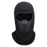 Mască Glugă Fleece, Full Face, Negru, One Size, Oem