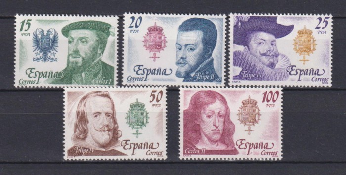 SPANIA 1979 PERSONALITATI MI. 2444-2448 MNH