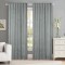 Draperie tip tesatura in cu rejansa transparenta cu ate pentru galerie, Madison, 150x235 cm, densitate 700 g/ml, Loni, 1 buc