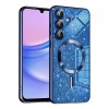 Husa MagSafe pentru Samsung Galaxy A15 5G A156 / A15 A155, Techsuit, Luxury Glitter, Albastra