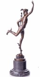 Hermes - statueta din bronz pe soclu din marmura PAB006, Religie