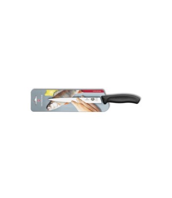Cutit Filetat Victorinox Swiss Classic, Lama Flexibila 20cm, Negru, Blister foto