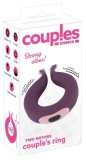Vibrator pentru cupluri Two Motors couple&rsquo;s ring