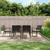 VidaXL Set mobilier de grădină cu perne, 7 piese, poliratan și oțel 3186974