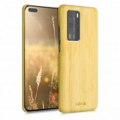 Husa pentru Huawei P40 Pro, Lemn, Maro, 52211.24