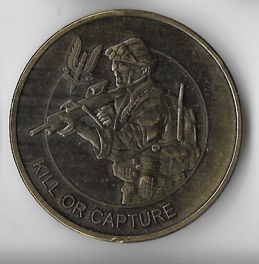 Medalie Kill or capture - Marea Britanie, 40 mm