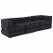 vidaXL Pernă 3 pcs Antracit 70 x 70 x 54 cm Poliester