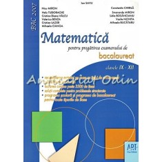 Matematica Pentru Pregatirea Examenului De Bacalaureat Clasele IX-XII