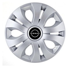 Set 4 Capace Roti Autohelix MSA&reg; potrivite jantelor de 14 inch, Compatibil Cu Nissan Nou, model Top Gray
