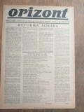 AVANGARDA, Ziarul &quot;Orizont&quot;, 1945, Director Sasa Pana, nr 10