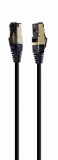 PATCH CORD S/FTP GEMBIRD Cat8, LSZH, cupru, 0.5 m, negru, AWG27, 2000MHz, dublu ecranat &amp;quot;PP8-LSZHCU-BK-0.5M&amp;quot; (timbru verde 0.08 lei)