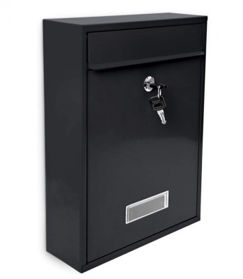 Cutie postala, H 35 cm, Negru foto