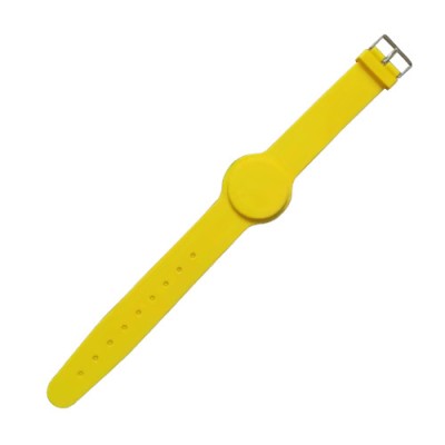 Bratara de proximitate MIFARE (13.56MHz), silicon galben CSW-MF13-Y SafetyGuard Surveillance foto