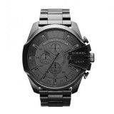 Diesel Mega Chief Ceas Cronograf pentru Bărbați cu Brățară Gunmetal din Oțel Inoxidabil 51mm