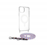 Cumpara ieftin Husa pentru iPhone 15 Plus - Techsuit Acrylic MagSafe Crossbody - Colorful, Carcasa