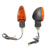 Set semnalizari 12V 21W BAY9S brat scurt prindere M8 culoare negru Cod Produs: MX_NEW 7050834MA