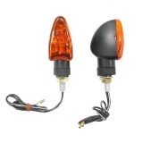 Set semnalizari 12V 21W BAY9S brat scurt prindere M8 culoare negru Cod Produs: MX_NEW 7050834MA