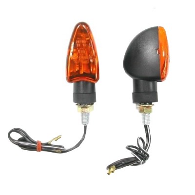 Set semnalizari 12V 21W BAY9S brat scurt prindere M8 culoare negru Cod Produs: MX_NEW 7050834MA foto
