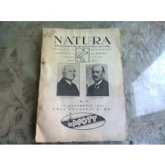 REVISTA NATURA NR.10/1933