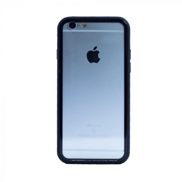 Husa spate sticla iPhone 6/6S iShield Rama Aurie