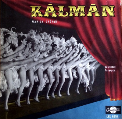 Emmerich Kalman - Marica Grofno (Reszletek = Excerpts) (Vinyl) foto