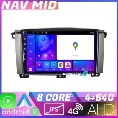 Navigatie Toyota Land Cruiser L100 2002 2006 EDOTEC-LITE Android Ecran 720P Octa Core 4 64 Carplay CarStore Technology foto
