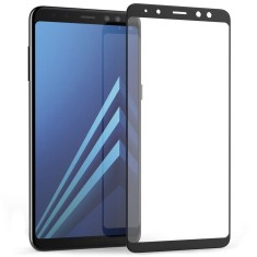 Folie sticla securizata Samsung Galaxy j4 2018, 3D, Negru