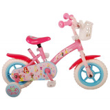 Bicicleta pentru copii Disney Princess, 10 inch, culoare roz, fara frana PB Cod:21009-NP