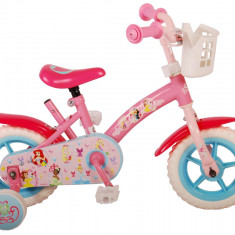 Bicicleta pentru copii Disney Princess, 10 inch, culoare roz, fara frana PB Cod:21009-NP