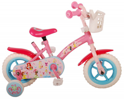 Bicicleta pentru copii Disney Princess, 10 inch, culoare roz, fara frana PB Cod:21009-NP foto