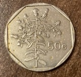 C50 - Moneda foarte veche - Malta - 50 centi - 1991