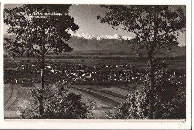 CPIB 22471 - CARTE POSTALA - HATEG. VEDERE SPRE MUNTII RETEZATULUI, RPR foto
