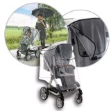 Husa de ploaie pentru carucior tip sport, transparenta, Reer