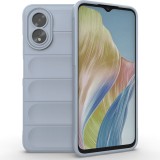 Husa Wave din Silicon compatibila Oppo A58 4G Anti-Shock, Gri, Oem