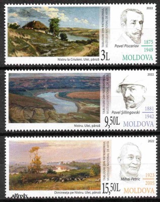 MOLDOVA 2022, Arta, Pictura, serie neuzata, MNH foto